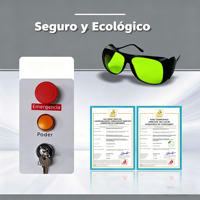 Máquina de Limpieza/Corte/Soldadura Láser de Fibra de 300W/500W/200W para Múltiples Materiales (Acero Inoxidable, Madera) con Certificación CE, Fácil de Operar