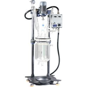 Reactor <span class=keywords><strong>de</strong></span> <span class=keywords><strong>Vidrio</strong></span> Encamisado (Olla <span class=keywords><strong>de</strong></span> Reacción) YUHUA con Motor, 220V, 5L <span class=keywords><strong>de</strong></span> Capacidad, <span class=keywords><strong>para</strong></span> Uso en <span class=keywords><strong>Laboratorio</strong></span>, Precio <span class=keywords><strong>de</strong></span> Fábrica - Product Image 2