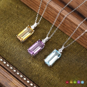 9 Bijoux Européens et Américains en Gros, Livraison Directe, Chaîne Minimaliste Perles Croisées en Argent Sterling S925 Plaqué Or, Naturel, pour Femme - Product Image 2