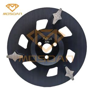 7 인치 180mm Floorex 3 물고기 <span class=keywords><strong>X</strong></span> 세그먼트 다이아몬드 컵 그라인딩 휠 - Product Image 4