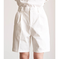 Shorts de costume vintage anti-plis pour homme, coupe slim, taille élastique, jambe droite, mi-longueur, style business de luxe léger