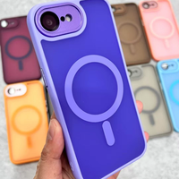 Étui magnétique pour téléphone avec film protecteur d'objectif de haute qualité pour iPhone 17 16E, coques rigides mates en PC pour iPhone 18 Pro