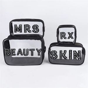 Pochette <span class=keywords><strong>de</strong></span> <span class=keywords><strong>toilette</strong></span> <span class=keywords><strong>de</strong></span> voyage transparente pour filles, pochette <span class=keywords><strong>de</strong></span> maquillage étanche en PVC personnalisée, avec fermeture éclair, pour femmes - Product Image 2