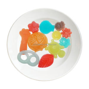 Bonbons gélifiés à base de plantes au sucre d'ambre japonais OEM personnalisés, croquants et moelleux, Wagashi, saveur de fruits cristallisés, goût sucré sain - Product Image 1