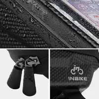 INBIKE – sac de vélo étanche à la pluie, cadre avant, Tube supérieur, sac de cyclisme réfléchissant, étui de téléphone de 6,5 pouces, sac pour écran tactile, vtt, accessoires de vélo