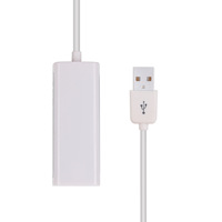 USB 2.0 ke Ethernet RJ45 Jaringan LAN Perempuan 10/100 Mbps Kabel Dupleks Penuh / Kartu Adaptor Setengah 8152B Chip