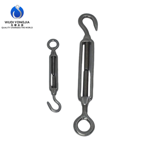 Tensores de Acero Inoxidable 316 de Cuerpo Cerrado con Gancho y Ojo Negros para Herrajes de Aparejos de Industria Pesada - Product Image 1