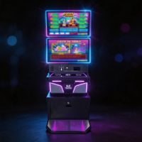 Bornes de jeu incurvées 43 pouces avec écran tactile et boîtier robuste pour centres de jeux d'arcade pour adultes et clubs sociaux en Géorgie