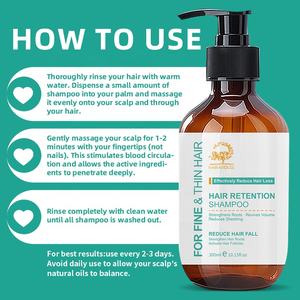 Vente d'usine chinoise en vrac shampooing de rétention de <span class=keywords><strong>cheveux</strong></span> bio réduire la chute des <span class=keywords><strong>cheveux</strong></span> sérum ensemble d'huile shampooing d'épaisseur de <span class=keywords><strong>cheveux</strong></span> hommes - Product Image 6