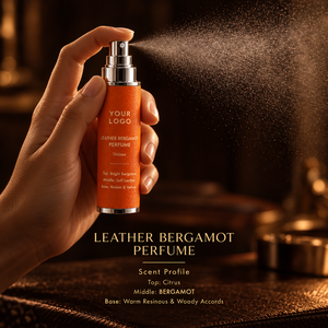 Parfum classique unisexe à la bergamote, senteur boisée ambrée luxueuse, parfum riche et chaud, longue tenue, texture cuir premium, format voyage. - Product Image 4