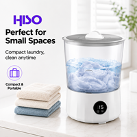 Mini machine à laver portable, rechargeable par USB, faible bruit (40 dB), idéale pour les voyages, les appartements, les sous-vêtements, les chaussettes, les vêtements de bébé, OEM
