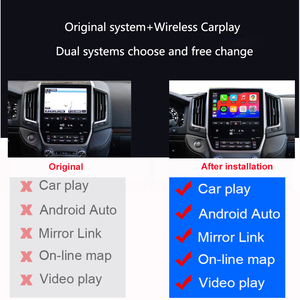 Adaptador automático Android para Toyota Land Cruiser LC200 2015-2021 REPRODUCTOR DE Radio de navegación Mirror Link inalámbrico Apple CarPlay Box Kit - Product Image 4