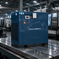 Compresseur d'air à vis électrique VSD stationnaire lubrifié Kaishan BMVF 37 kW, 6,5 bar~9 bar, avec moteur et cœur PLC, faible consommation d'énergie