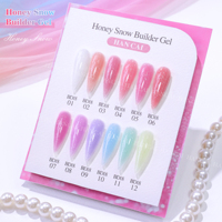 Gel de construction pour ongles sans HEMA ni TPO, 12 couleurs, vente en gros, marque privée, 1 kg en vrac, gel dur pour extension d'ongles, gel de construction, logo personnalisé