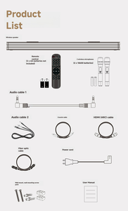 Sistema de Barra de Sonido Slim de 960 mm para KTV, 8 <span class=keywords><strong>Altavoces</strong></span> Integrados, Bajos de Alta Potencia, Barra de Audio para Cine en Casa, Compatible con Reproducción USB - Product Image 6