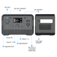 Generador Solar, Sistema de Almacenamiento de Energía Renovable, Estaciones de Energía Portátiles, Banco de Energía con Batería LiFePO4, Estación de Energía Portátil de 350W