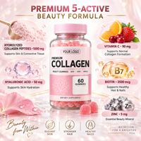 Gummies de Collagène et Vitamine C pour une Peau Éclatante, Soutien des Cheveux et des Ongles, et Soin Quotidien de Beauté, Nutrition et Bien-être, Complément Alimentaire OEM