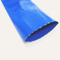 Tuyau plat en PVC coloré de qualité supérieure 1 2 4 6 8 10 12 14 16 pouces pour pompe à eau, irrigation agricole