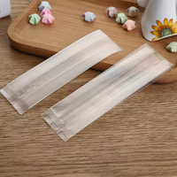 Sac d'emballage de Popsicle personnalisé sac en plastique jetable congelé pour crème glacée Popsicle trois côté joint arrière sac d'étanchéité