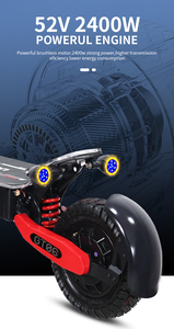 Scooter Elettrico Fuoristrada 750W Doppio Motore 52V23.4Ah, 28MPH, Ruote 11 Pollici*<span class=keywords><strong>2</strong></span>, Direttamente dalla Fabbrica per Esploratori su Percorsi Accidentati - Product Image 3