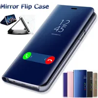 Зеркальный флип-чехол для Huawei P40 P20 P30 Lite Pro Y7 Y6 P Smart 2019 Mate 20 lite Case For Honor 20 10 9 Lite 8X 8A 10i 9X Cases