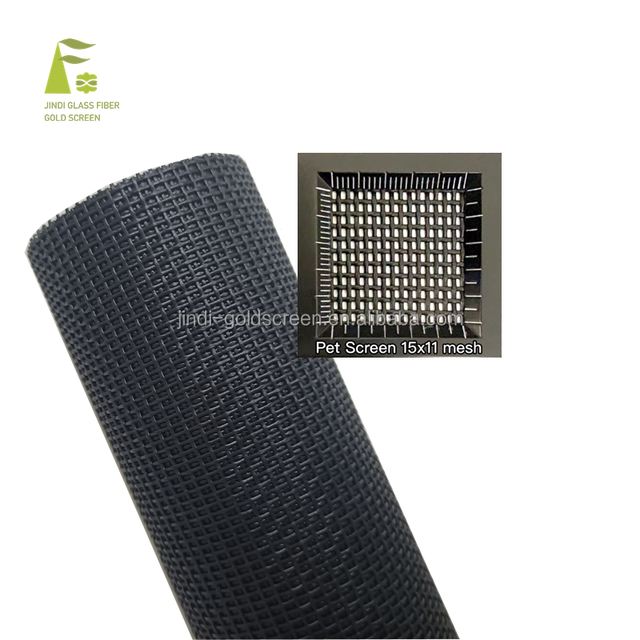 JINDI Polyester Pet Screen PVC Coated Pet Mesh Protection Mesh For Pet