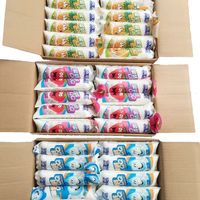 Sac à gousset latéral étanche à l'humidité en forme d'orange 100ml-500ml BOPP/PE matériel boissons pour bébés pochette en forme de bouteille de jus de fruits frais