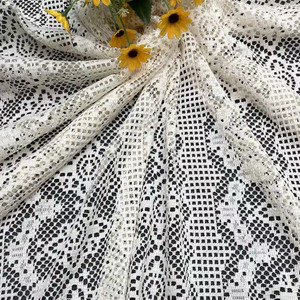 Chất lượng cao trắng hoa mềm <span class=keywords><strong>Net</strong></span> thêu ren vải cho Váy Cưới Làm - Product Image 6