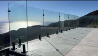 Poteau de garde-corps en aluminium Reilbu au design moderne pour la construction de rampes d'escalier et de balustrades de terrasse extérieures