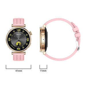 Montre connectée Z01 Mini avec écran AMOLED rond de 1,27 pouce, bracelet en silicone, étanche IP67, pour femmes, suivi de la santé, fitness, avec calendrier - Product Image 6
