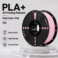 Filament PLA+ rose haute vitesse 1,75 mm pour imprimante 3D, bobine de 1 kg pour usage agricole