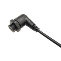 Conector hembra tipo C impermeable de ángulo recto a enchufe tipo USB 3.0A de ángulo recto para transmisión de datos de pantalla Lcd al aire libre