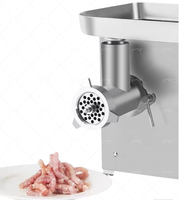 Machine à hacher la viande industrielle, hachoir à viande électrique, hachoir à viande congelée industriel, moteur en acier cuivré, acier inoxydable HEN Cut