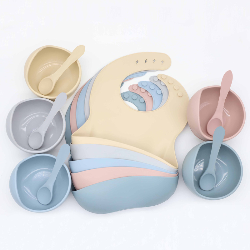Silicone Baby Feeding Set Baby Feeding