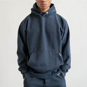 Sudadera con Capucha Personalizada al por Mayor, con Logotipo, de Moda, Talla Grande, Gruesa, sin Cordones, 100% Algodón, Lisa, para Verano, con Impresión Digital - Product Image 4