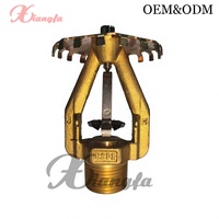 Tête de sprinkler ESFR à suppression rapide et réponse rapide, type vertical, en laiton, pour applications industrielles et entrepôts à rayonnages hauts