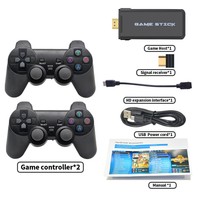 Console de jeu vidéo arcade U8 4K HD, jeux rétro classiques, double manette sans fil, console de jeu familiale pour TV, US/EU/Japon