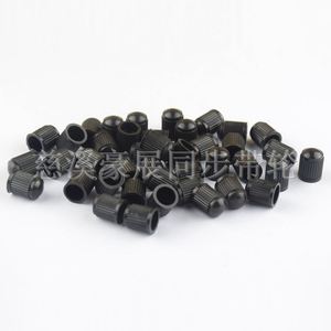 Black Plastic Valve <b>Caps</b> For Car Bicycle Tubeless Tires American Mouth <b>Dust</b> Covers Replacement Repair Parts - Product Image 1