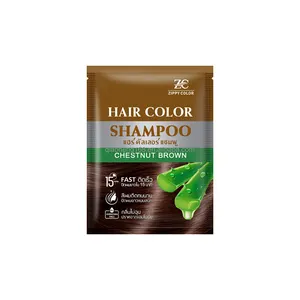 Professionelles natürliches Haarfärbungsshampoo bio kostenloses Muster Haarfärbung Haarfarbe frei von Ammoniak für graue Abdeckung