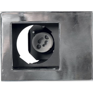 PROMETHEUS 1xGU10 L.12xAn.9xAl.0,2cm Luz empotrada cromada Cuerpo de aluminio blanco cálido IP44 para oficina en casa Cocina Interior 220V - Product Image 1