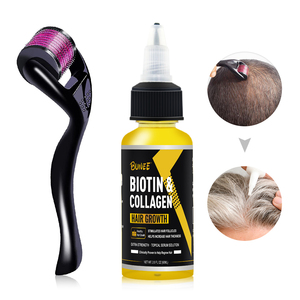 Logo personnalisé naturel organique anti-chute croissance rapide des cheveux sérum huile ensemble avec <span class=keywords><strong>Darma</strong></span> rouleau traitements de repousse Saw Palmetto - Product Image 1