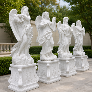 <span class=keywords><strong>Statue</strong></span> de <span class=keywords><strong>femme</strong></span> en marbre <span class=keywords><strong>multicolore</strong></span> sculptée à la main pour villa de luxe - Product Image 5
