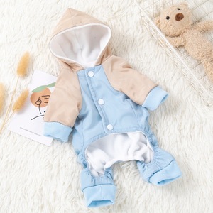 Vêtements pour chiens automne-hiver, manteaux en coton coupe-vent à quatre pattes, vêtements pour animaux de compagnie Teddy et chats, directement de l'usine. - Product Image 4