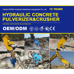 Excavadora giratoria de 360 °, pulverizador hidráulico, cizalla, piedra de demolición, alicates de trituración de hormigón, cizalla de rotura - Product Image 4