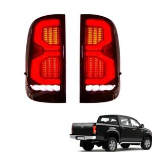 FM AUTO PARTS 4x4, Luz Trasera LED Modificada para Carrocería, Color Ahumado, Alto Rendimiento, Fácil Instalación para <span class=keywords><strong>VIGO</strong></span> - Product Image 1
