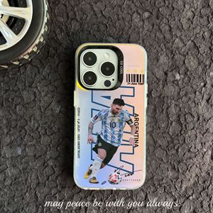 Funda para Móvil con Diseño de Fútbol de <span class=keywords><strong>Messi</strong></span> y Ronaldo, Impresión por Sublimación para iPhone 11 12 13 14 15 Pro Max - Product Image 4