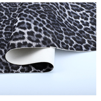 Cuir synthétique PVC PU, texture animalière léopard, gaufré, imperméable, pour sellerie de voiture, sièges, sacs à main, décoration, emballage