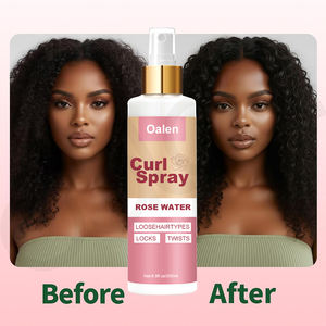 Spray capillaire biologique personnalisé en gros pour <span class=keywords><strong>cheveux</strong></span> bouclés, fixation forte, anti-frisottis, ingrédients à la rose, qualité salon - Product Image 6