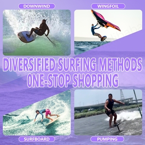 GY GY-FB95 OEM ODM Tabla de Surf Hydrofoil de Fibra de Carbono de 95 cm, Tabla de Wingfoil, SUP Todoterreno, Negra, Unisex, para Aguas Oceánicas, Logotipo Personalizado - Product Image 6