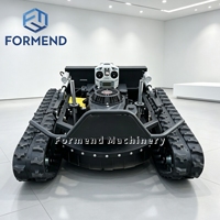 Tondeuse à gazon robotisée télécommandée tout-terrain homologuée CE EPA avec lame à neige
